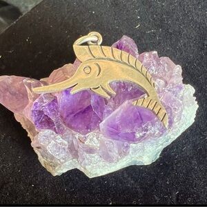 Sterling Silver Swordfish Pendant